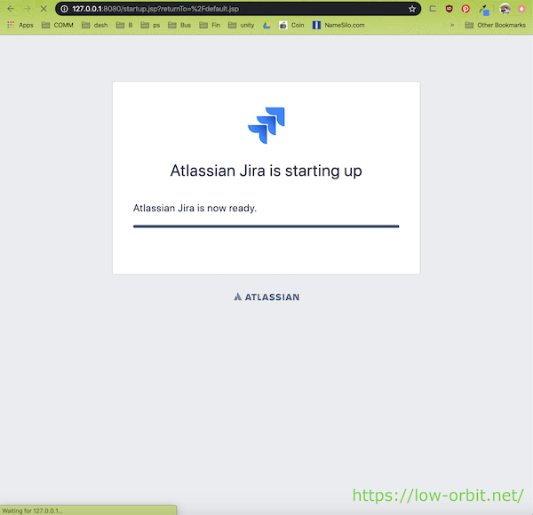 Atlassian Jira is now ready