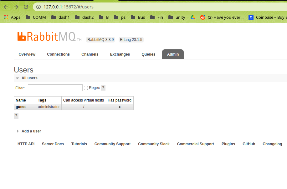 Changing the RabbitMQ Default Password