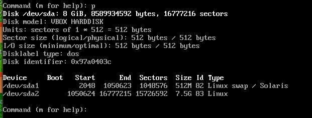 fdisk my partitions