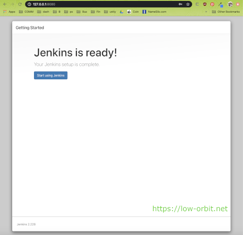 Jenkins is ready
