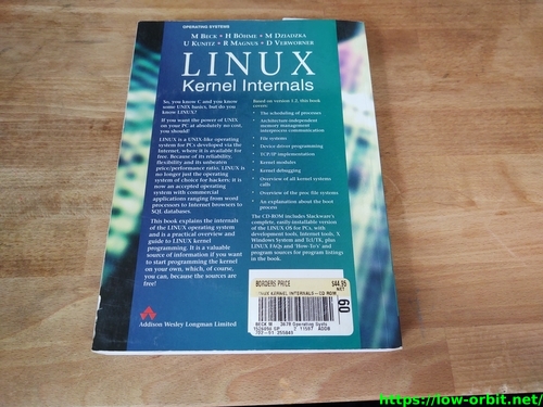 linux kernel internals back