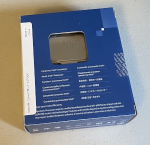 Core i7 12700K Alder Lake CPU back of box