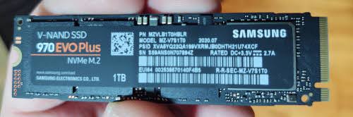 Ultra M.2 Drive - Samsung 970 EVO Plus SSD PCIe Gen3 - x4 NVMe